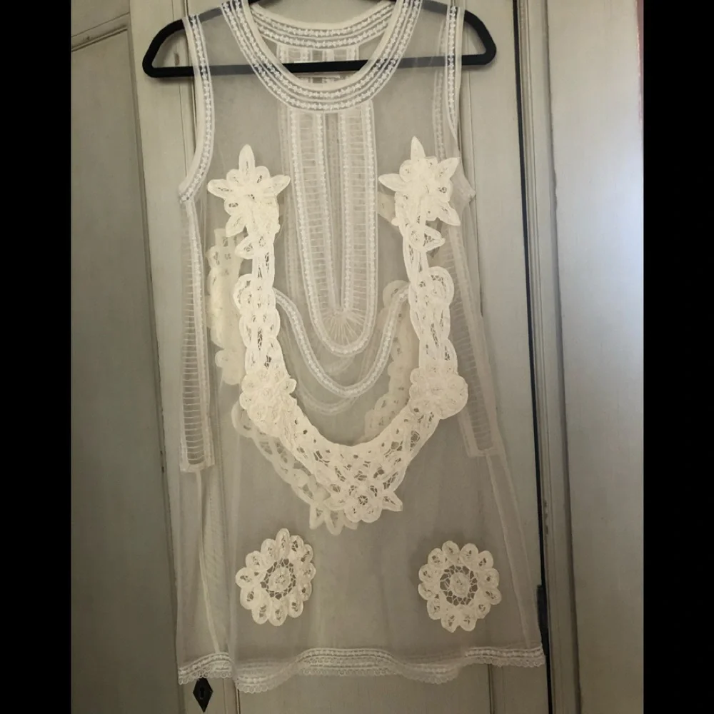 Candela X Free People Lace Mini Dress
